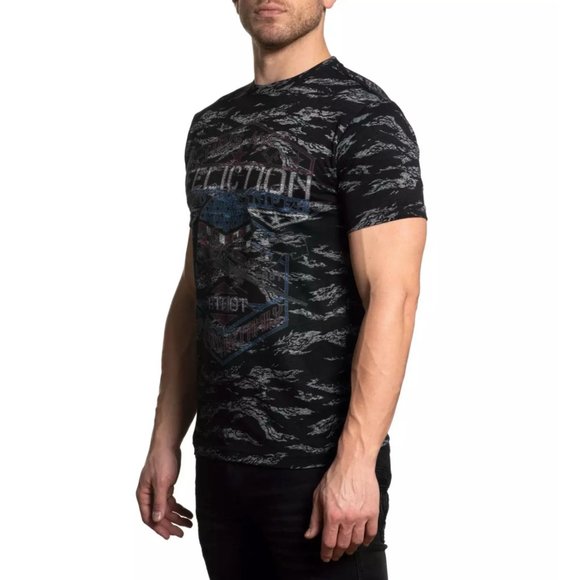 AFFLICTION Men's T-Shirt S/S CK BASILONE TMT TEE - Picture 9 of 10